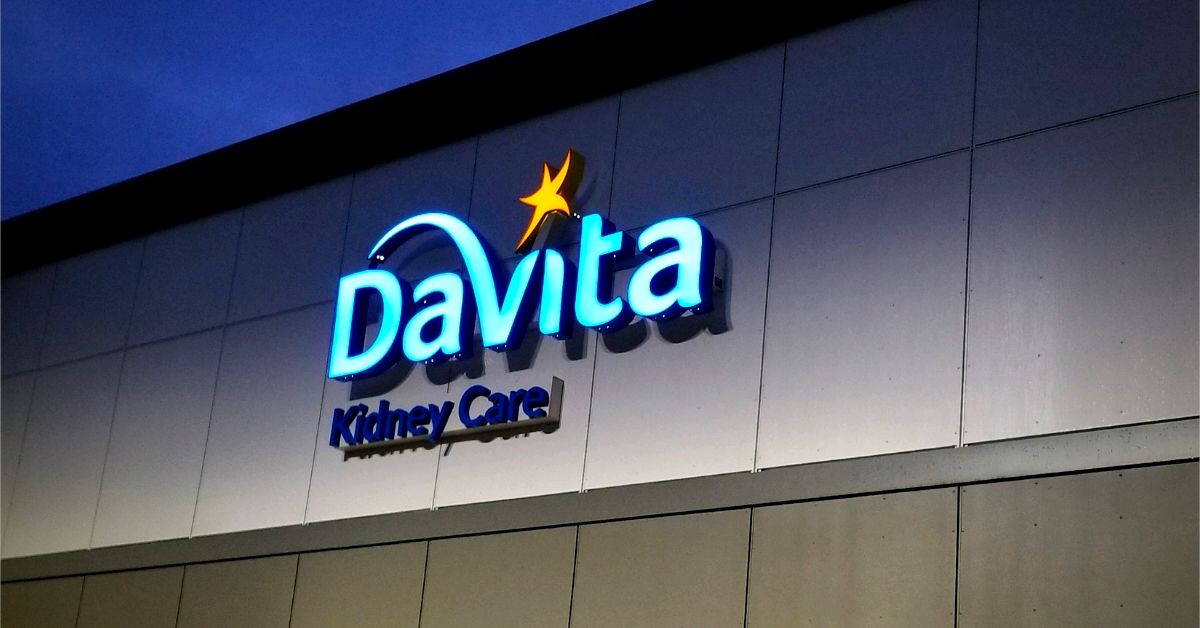 Davita Kidney Care Building Sign