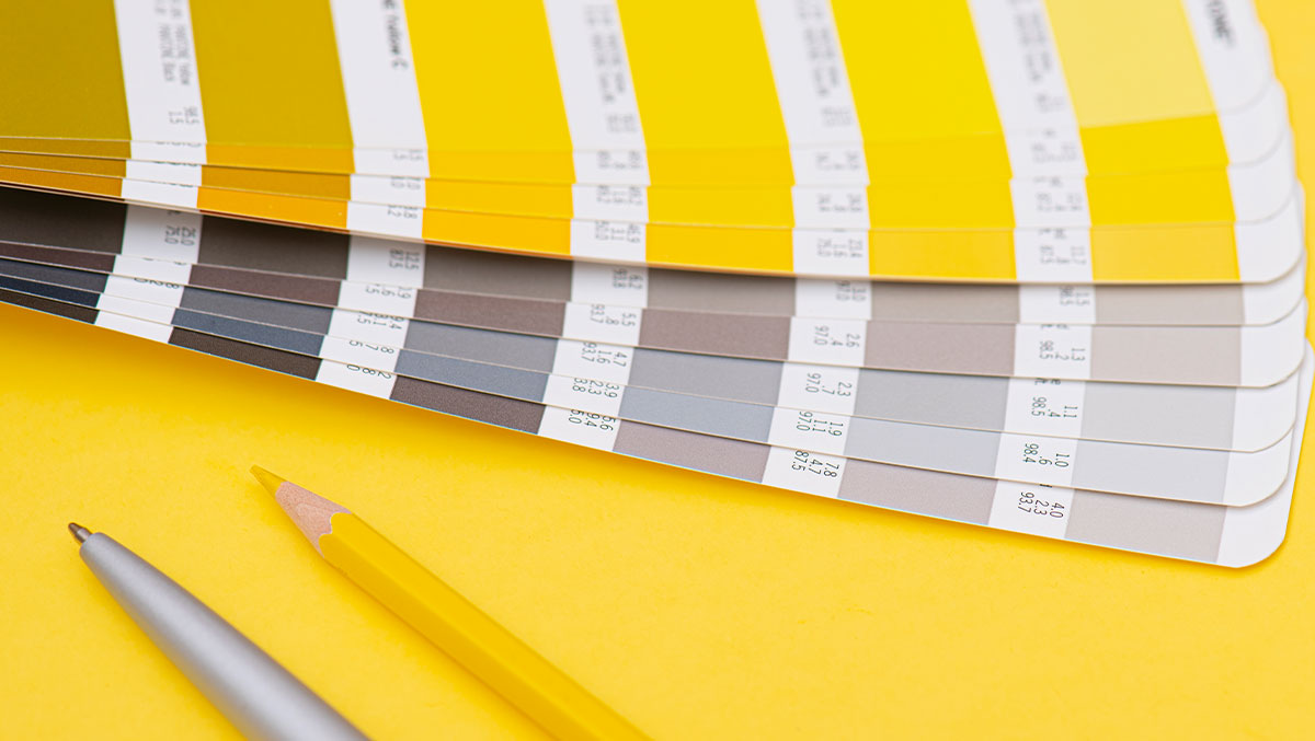 pantone color chart yellow