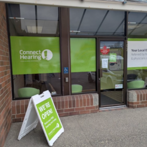 Connect Hearing window graphics